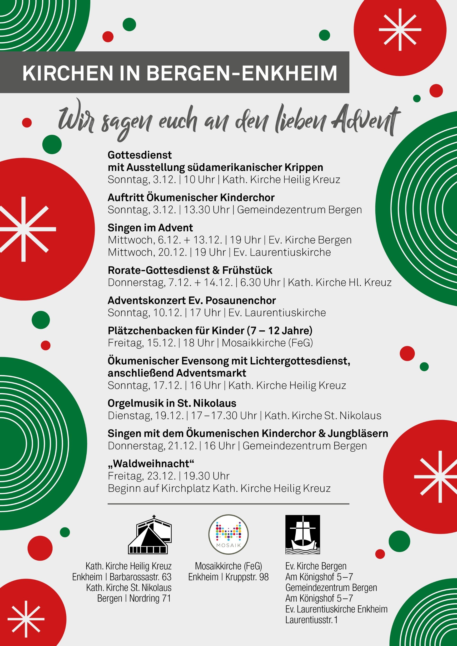 Advent 2023 in Bergen-Enkheim